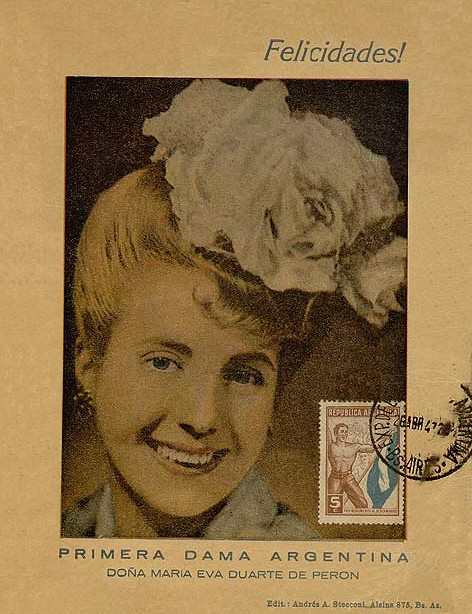 POSTAL DE EVITA