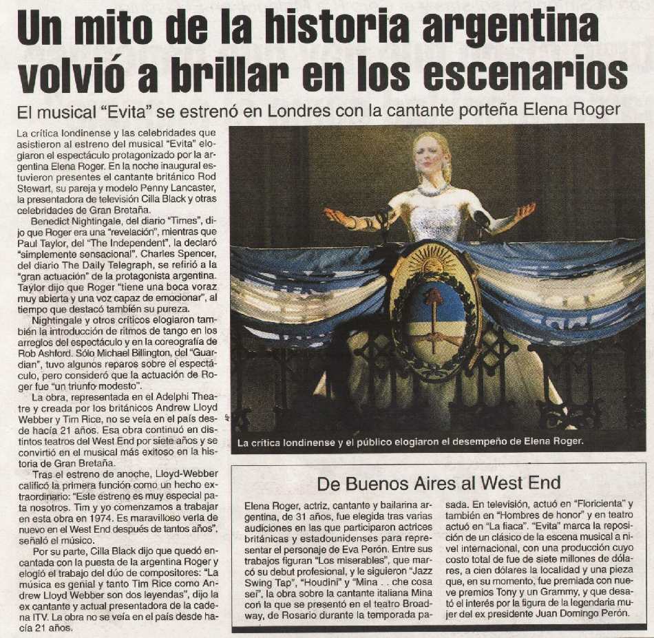 MUSICAL EVITA
