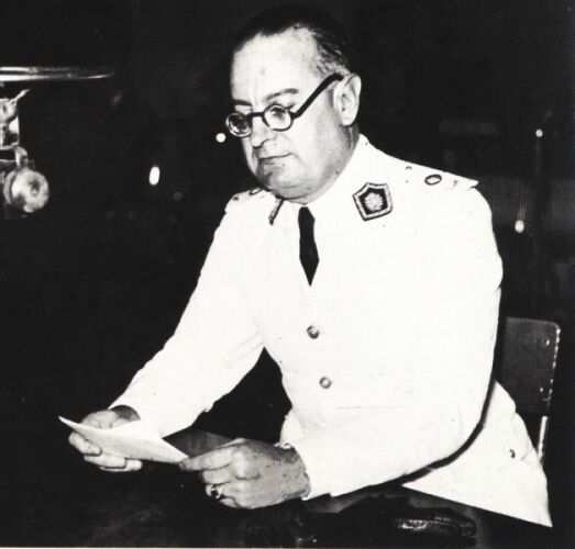 El general Eduardo J. Avalos, octubre de 1945