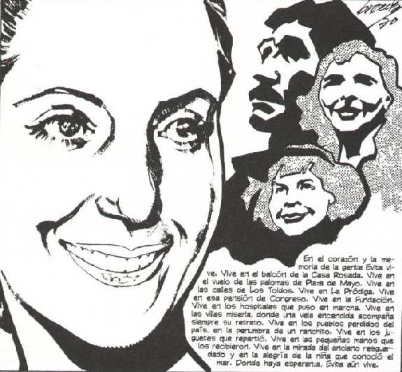 EVA PERON POR BRECCIA