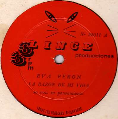 CD EVA PERON. LA RAZON DE MI VIDA