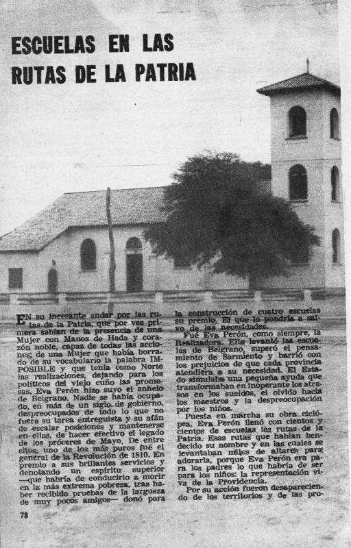 ESCUELAS EN LAS RUTAS DE LA PATRIA