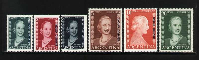 ESTAMPILLAS (SELLOS) DE EVITA