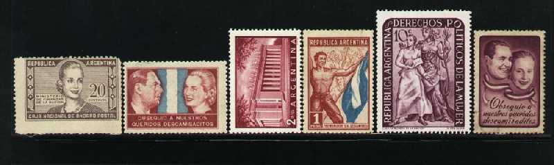 ESTAMPILLAS (SELLOS) DE EVITA