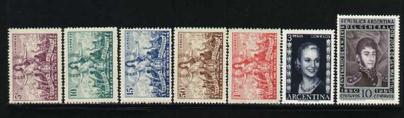 ESTAMPILLAS (SELLOS) DE EVITA