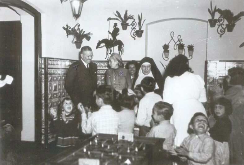 Evita en el Hogar de Tránsito Nº 2, hoy Museo Evita, Lafinur 2988, Buenos Aires
