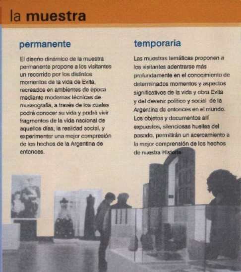 FOLLETO MUSEO DE EVITA