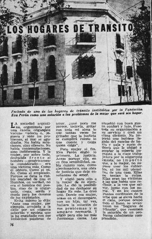 Interesantes imágenes sobre los Hogares de Tránsito. Se aprecia claramente el Hogar de Tránsito Nº 2,