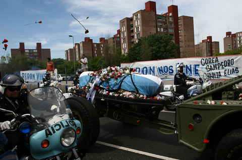 TRASLADO DE LOS RESTOS DEL GENERAL PERON